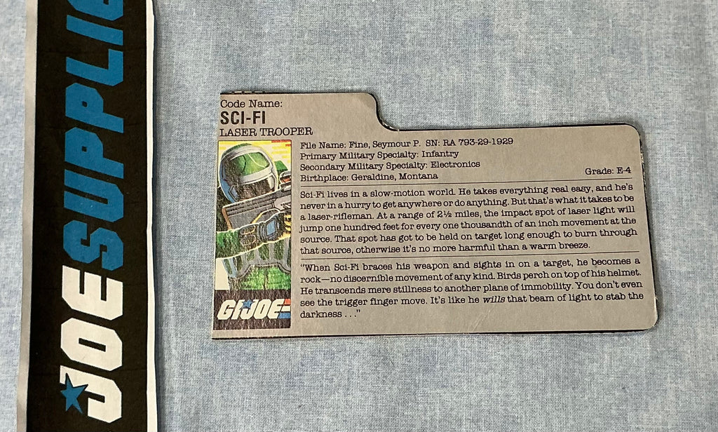 1986 VINTAGE ARAH SCI-FI V1 BODY TRANSFER OFFER FILE CARD (d)