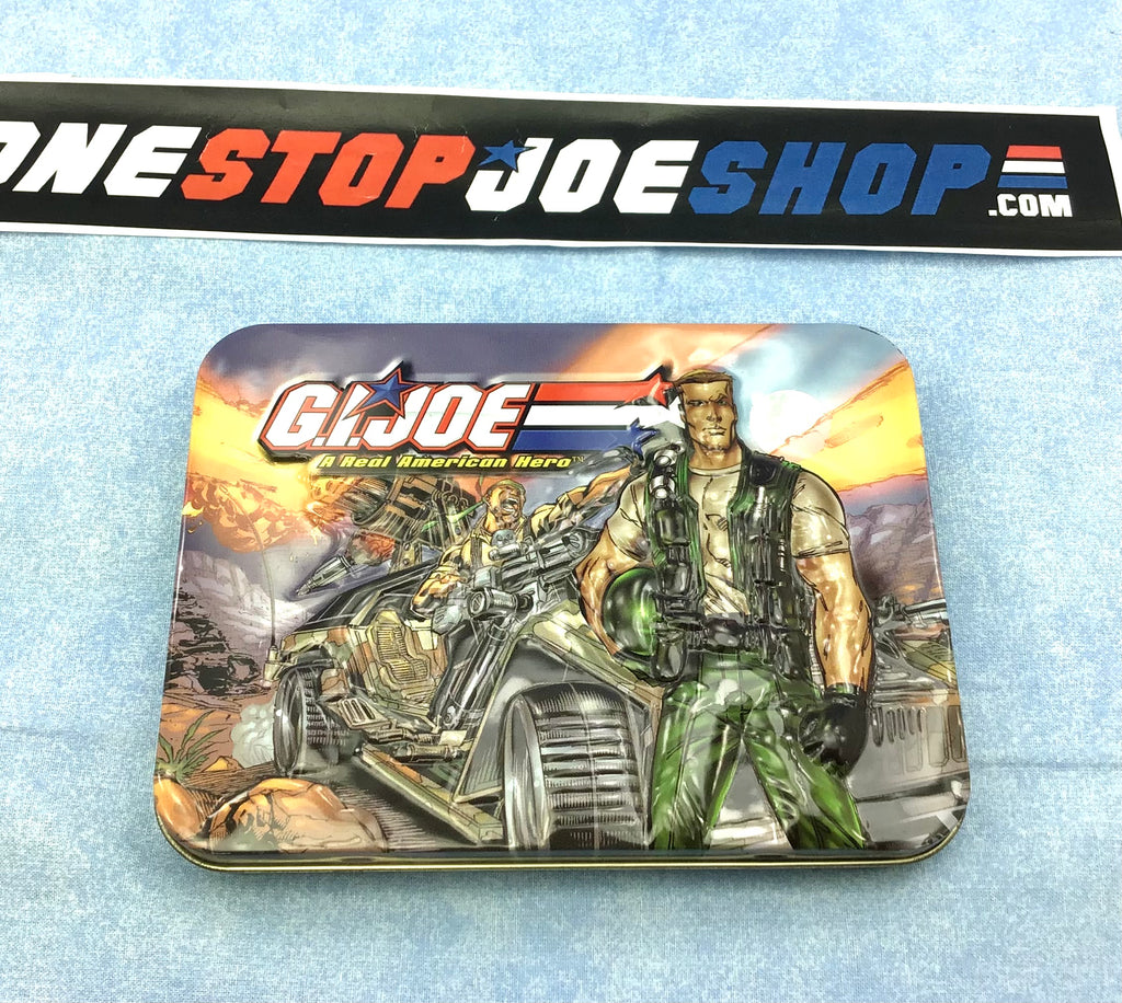 2002-2003 GVC G.I. JOE COBRA BICYCLE PLAYING CARDS SET OF TWO DECKS COLLECTIBLE TIN LOOSE 100% COMPLETE