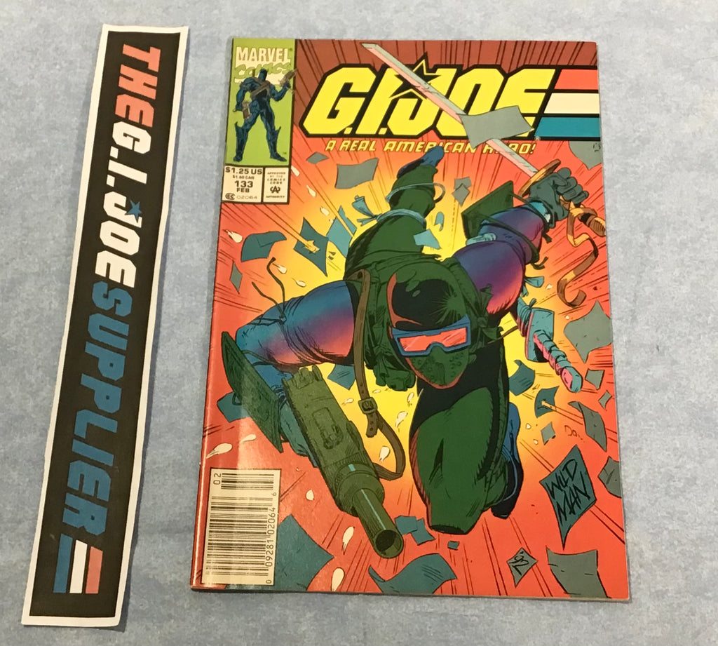 MARVEL COMICS G.I. JOE A REAL AMERICAN HERO (1982-1994) ISSUE #133 COMIC BOOK FEBRUARY 1993 NEWSSTAND EDITION (b)