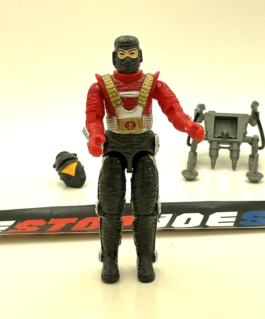 1988 VINTAGE ARAH G.I. JOE COBRA ASTRO VIPER V1 COBRANAUT LOOSE 100% COMPLETE (g)