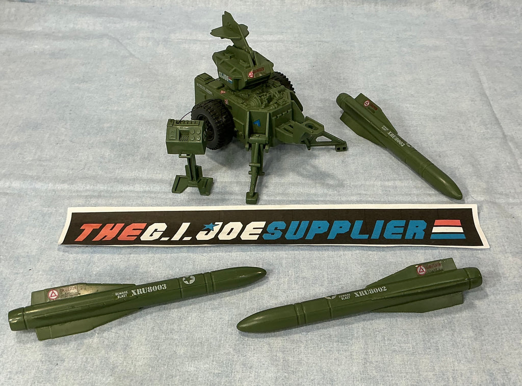 1982 VINTAGE ARAH G.I. JOE M.M.S. MMS MOBILE MISSILE SYSTEM VEHICLE ONLY LOOSE 100% COMPLETE (i)