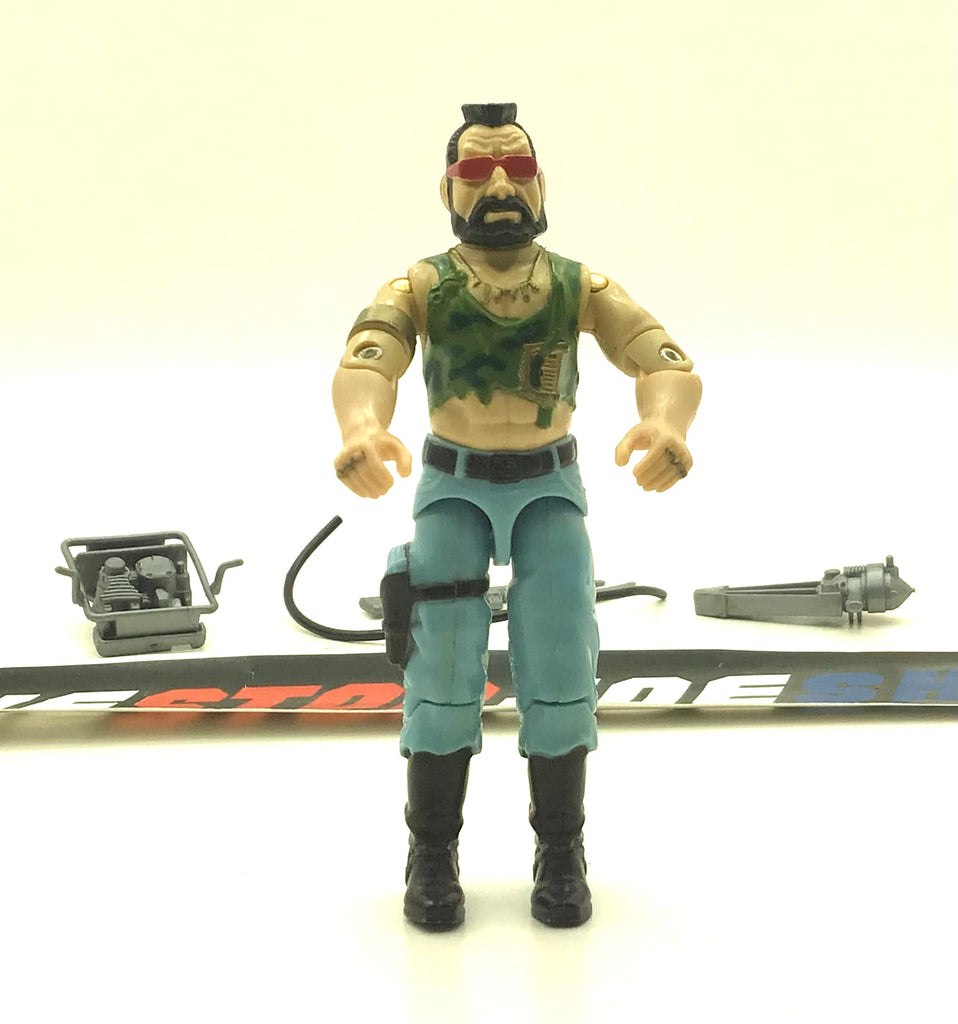 1985 VINTAGE ARAH G.I. JOE DREADNOK RIPPER V1 LOOSE 100% COMPLETE (b)