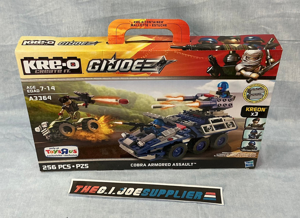 KRE-O A3364 G.I. JOE COBRA ARMORED ASSAULT SET NEW SEALED