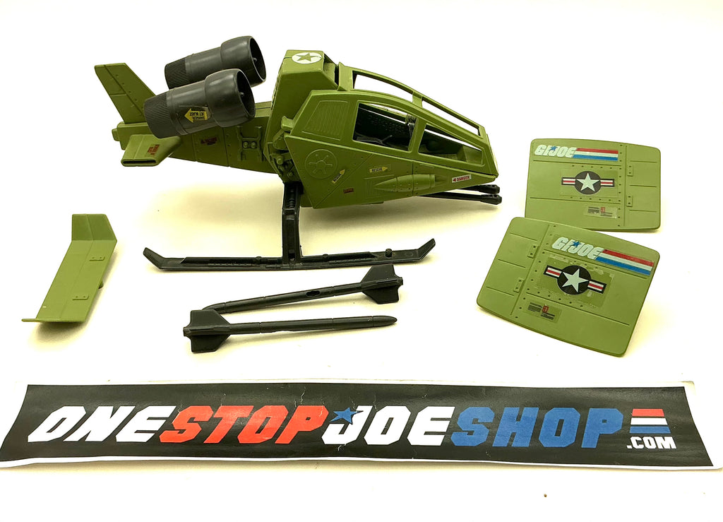 1984 VINTAGE ARAH G.I. JOE SKY HAWK VEHICLE LOOSE 100% COMPLETE (c)