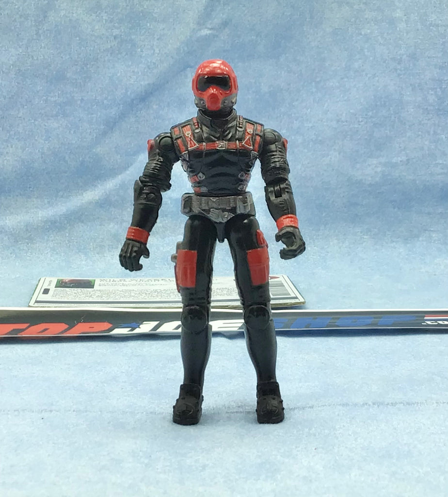 2004 VVV G.I. JOE COBRA WILD WEASEL V3 NIGHT ADDER PILOT LOOSE 100% COMPLETE + F/C