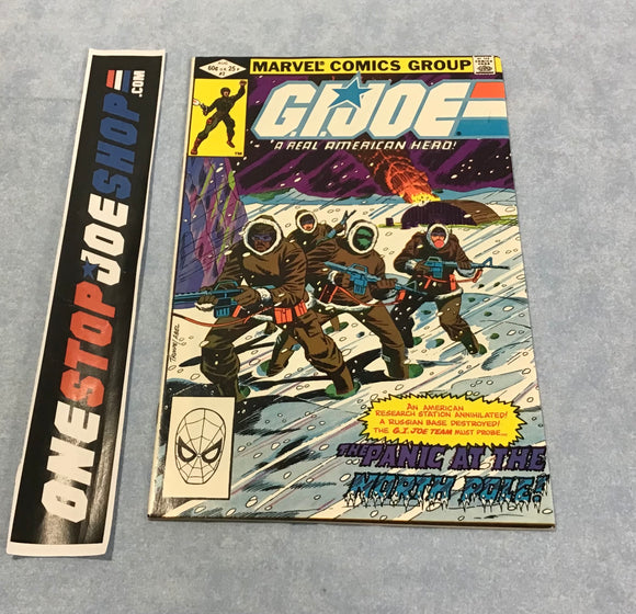 MARVEL COMICS G.I. JOE A REAL AMERICAN HERO ISSUE #2 COMIC BOOK AUGUST 1982 1ST PRINT DIRECT EDITION