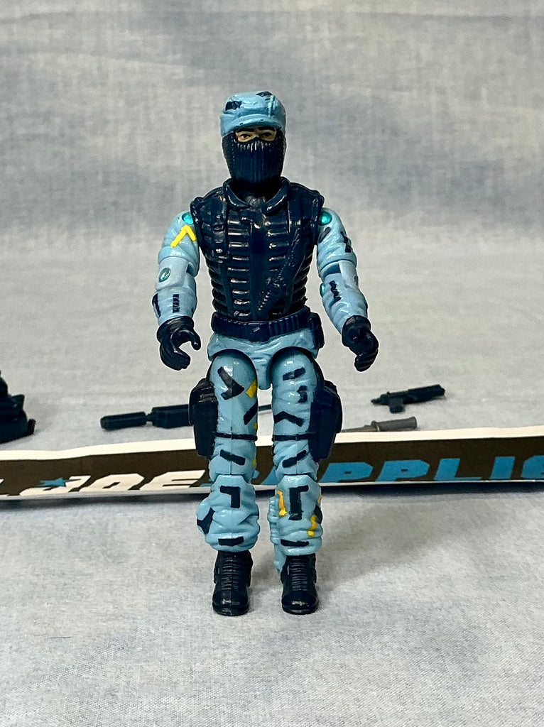 1988 VINTAGE ARAH G.I. JOE SHOCKWAVE V1  S.W.A.T. SPECIALISTS LOOSE 100% COMPLETE (e)