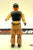 1987 VINTAGE ARAH G.I. JOE STEAM-ROLLER V1 MOBILE COMMAND CENTER DRIVER LOOSE 100% COMPLETE (b)
