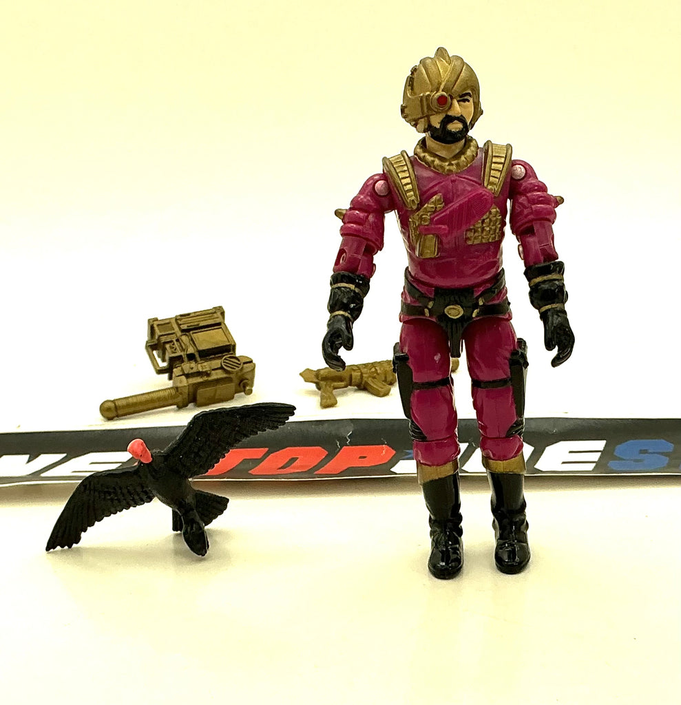 1988 VINTAGE ARAH G.I. JOE COBRA VOLTAR V1 DESTRO'S GENERAL LOOSE 100% COMPLETE (f)