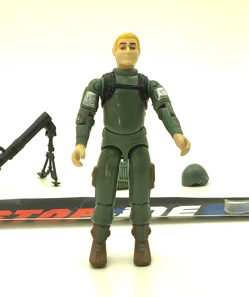 1982-83 VINTAGE ARAH G.I. JOE SHORT-FUZE V1.5 MORTAR SOLDIER LOOSE 100% COMPLETE (b)
