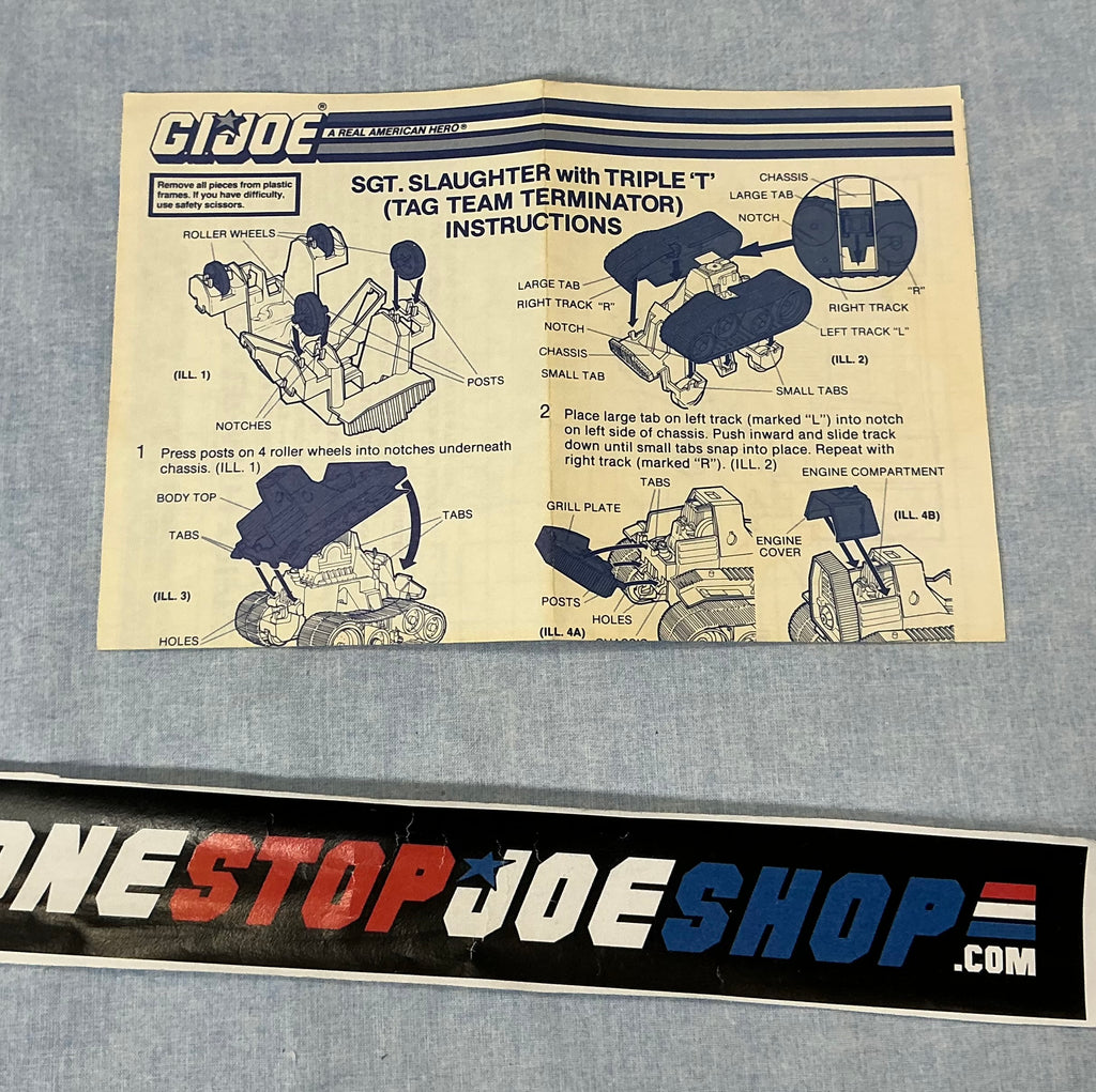 1986 VINTAGE ARAH TRIPLE T TANK VEHICLE BLUEPRINTS (b)