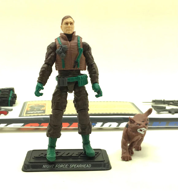 2013 G.I. JOE JOECON CONVENTION EXCLUSIVE NIGHT FORCE NOCTURNAL SPEARHEAD & MAX V3 POINTMAN LOOSE 100% COMPLETE + F/C
