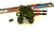 1983 VINTAGE ARAH G.I. JOE MACHINE GUN PAC/RAT VEHICLE LOOSE 100% COMPLETE (f)