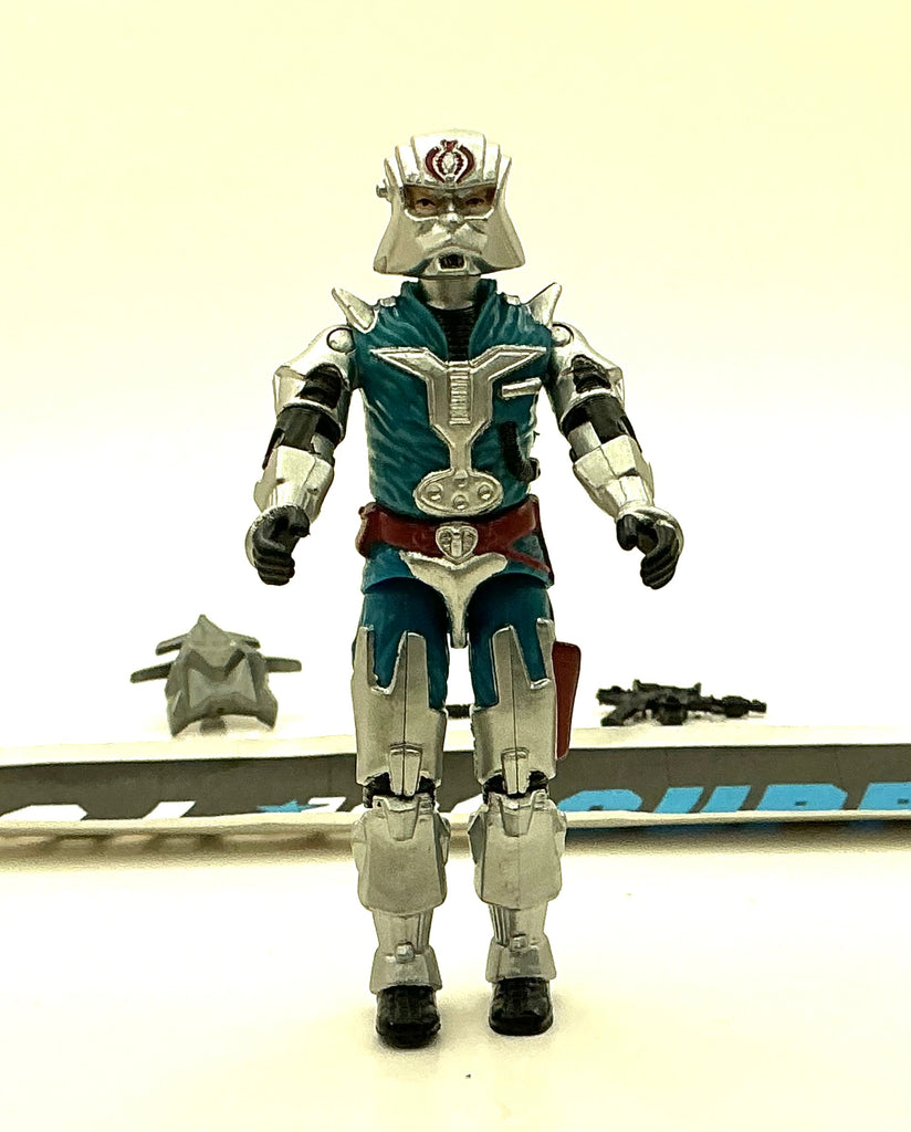 1987 VINTAGE ARAH G.I. JOE COBRA COMMANDER V3 BATTLE ARMOR LOOSE 100% COMPLETE (g)