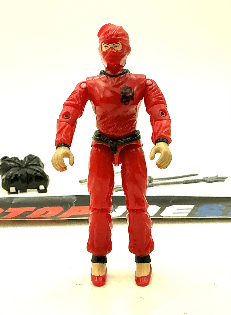 1987 VINTAGE ARAH G.I. JOE JINX V1 NINJA INTELLIGENCE LOOSE 100% COMPLETE (d)
