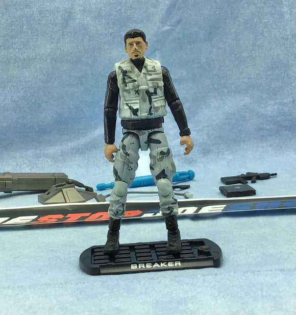 2009 ROC G.I. JOE BREAKER V4 COMMUNICATIONS OFFICER LOOSE 100% COMPLETE + F/C