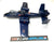 1984 VINTAGE ARAH G.I. JOE COBRA RATTLER A-10 JET VEHICLE ONLY LOOSE 100% COMPLETE (b)