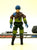 1989 VINTAGE ARAH G.I. JOE LOW LIGHT V2 SGT. SLAUGHTER’S MARAUDER LOOSE 100% COMPLETE (d)