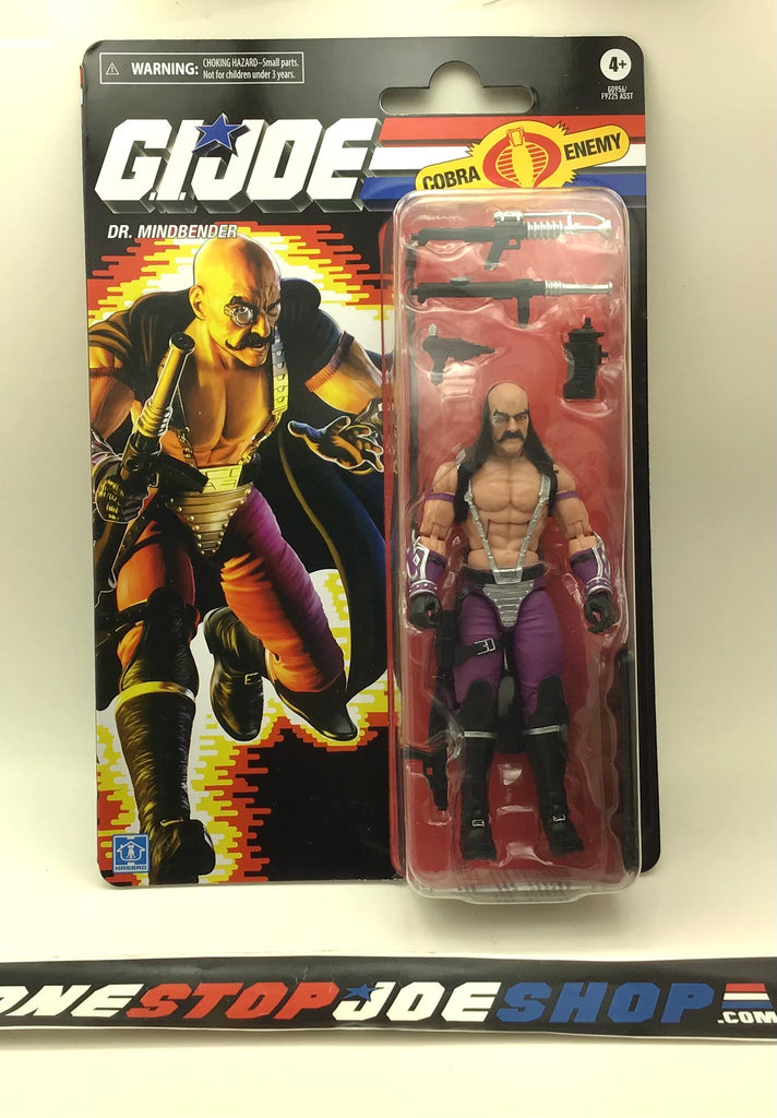 2025 CLASSIFIED RETRO CARDBACK G.I. JOE DR. MINDBENDER 6" FIGURE NEW SEALED