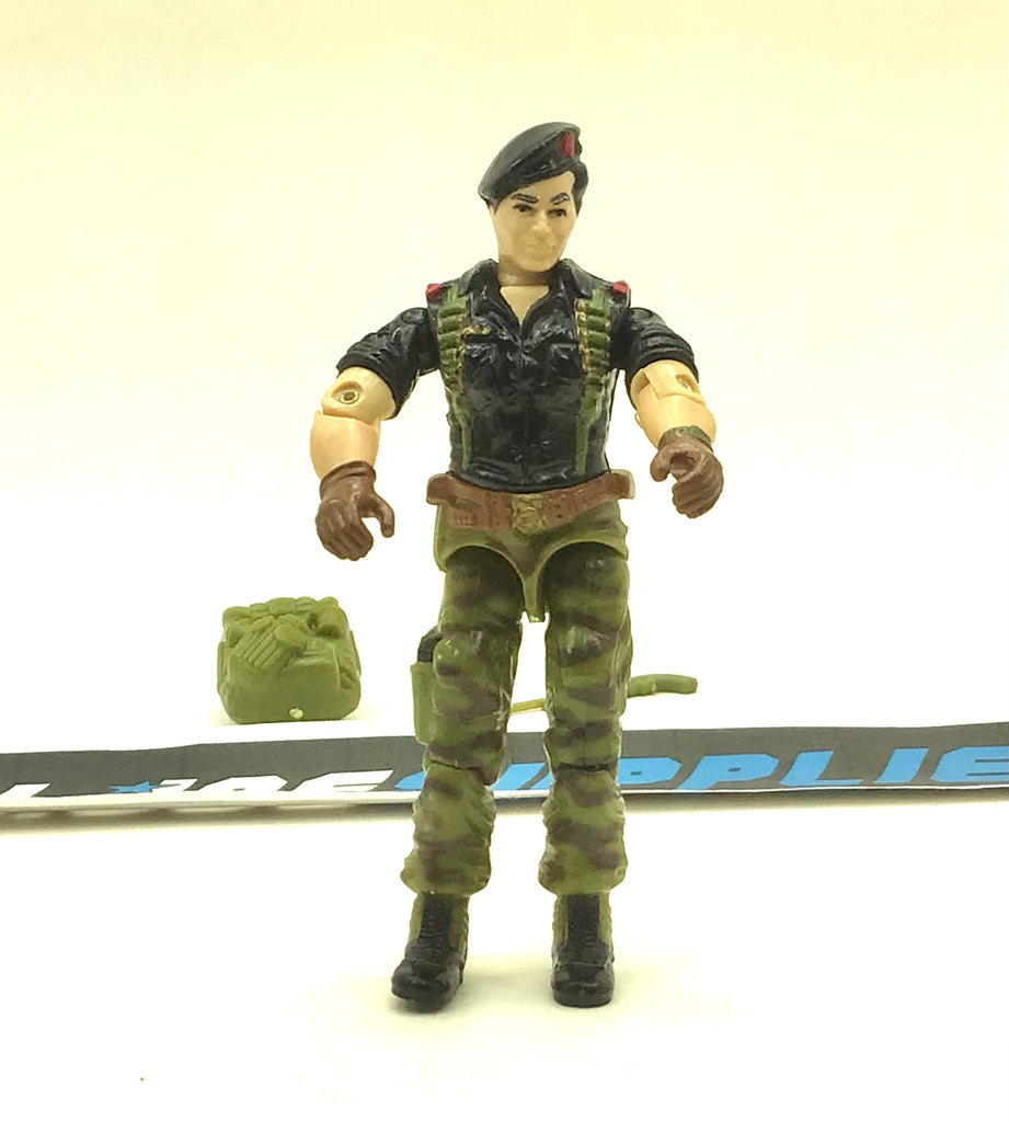 1985 VINTAGE ARAH G.I. JOE FLINT V1 WARRANT OFFICER LOOSE 100% COMPLETE (h)