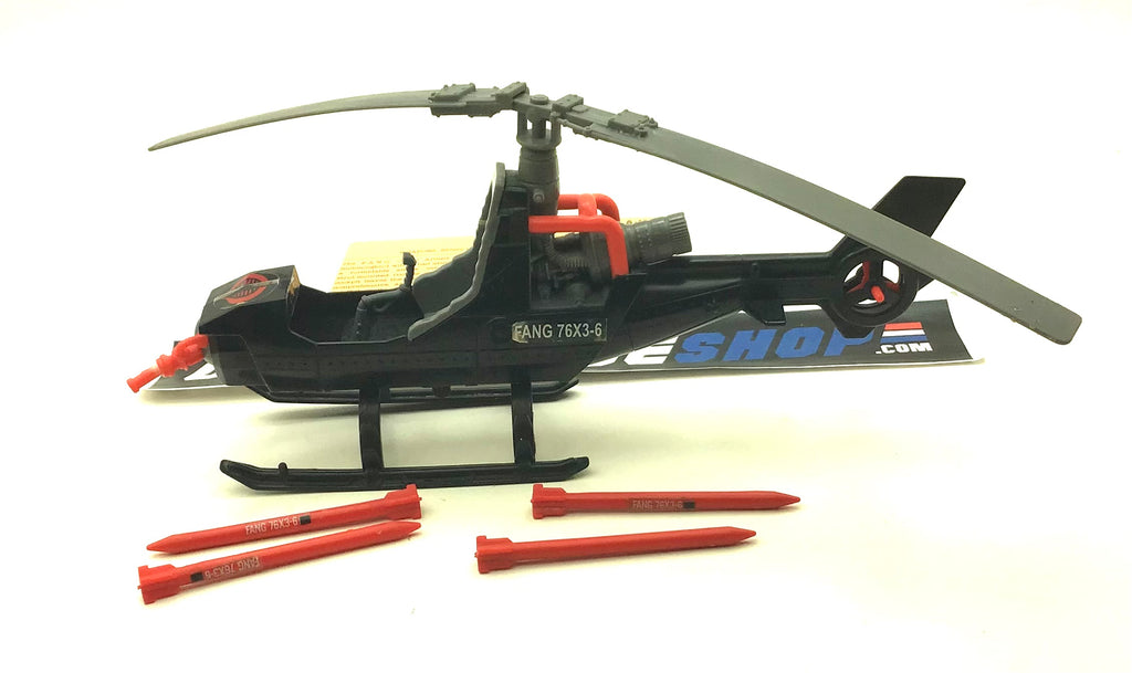 2008 25TH ANNIVERSARY G.I. JOE COBRA FANG GYROCOPTER VEHICLE ONLY NEW LOOSE INCOMPLETE