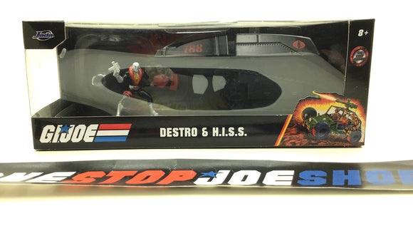 2020 JADA G.I. JOE COBRA H.I.S.S. HIIS TANK VEHICLE W/ DESTRO NANO METALFIGS NEW SEALED