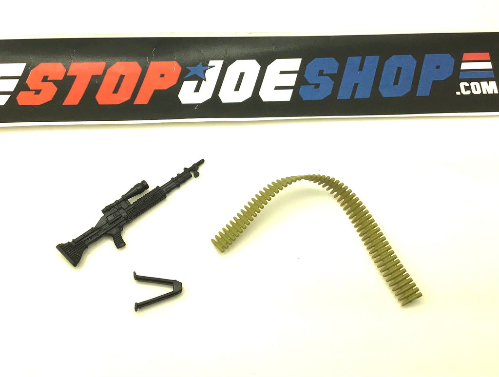 2009 25TH ANNIVERSARY RANGE-VIPER V4 RIFLE GUN W/ BIPOD & AMMO BELT SET ACCESSORY PART CUSTOMS