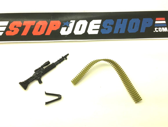 2009 25TH ANNIVERSARY RANGE-VIPER V4 RIFLE GUN W/ BIPOD & AMMO BELT SET ACCESSORY PART CUSTOMS