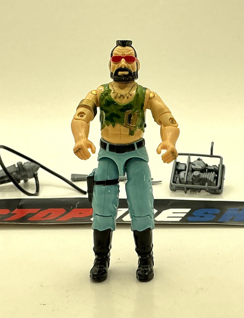 1985 VINTAGE ARAH G.I. JOE COBRA DREADNOK RIPPER V1 LOOSE 100% COMPLETE (c)