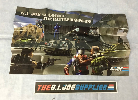 2008 25TH ANNIVERSARY G.I. JOE VS COBRA:  THE BATTLE RAGES ON!  PRODUCT CATALOG BROCHURE BOOKLET PAMPHLET INSERT