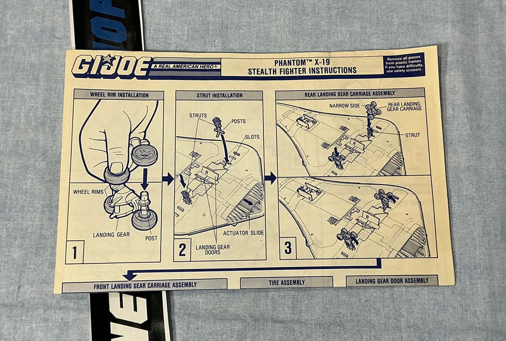 1988 VINTAGE ARAH PHANTOM X-19 STEALTH FIGHTER VEHICLE BLUEPRINTS