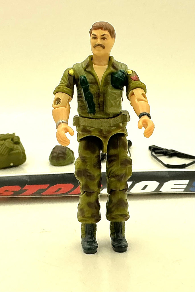 1985 VINTAGE ARAH G.I. JOE FOOTLOOSE V1 INFANTRY LOOSE 100% COMPLETE (c)