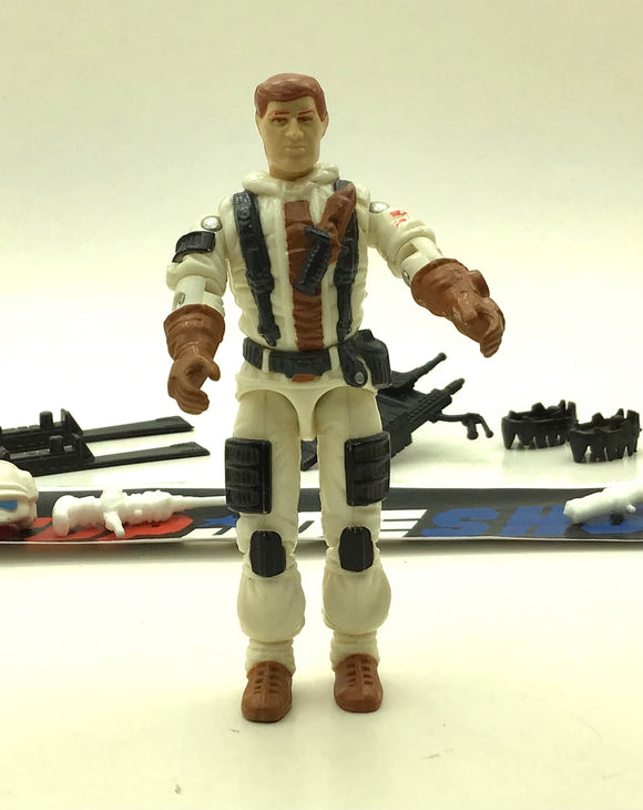 1988 VINTAGE ARAH G.I. JOE BLIZZARD V1 ARCTIC ATTACK SOLDIER LOOSE 100% COMPLETE (d)
