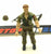 1985 VINTAGE ARAH G.I. JOE FOOTLOOSE V1 INFANTRY LOOSE 100% COMPLETE (b)