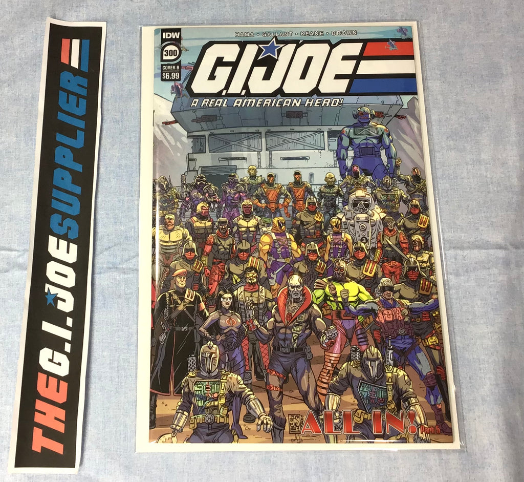 IDW PUBLISHING G.I. JOE A REAL AMERICAN HERO (2010-2022) ISSUE #300 [COVER B GALLANT] COMIC BOOK NOVEMBER 2022 HIGH GRADE