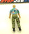 1987 VINTAGE ARAH G.I. JOE CHUCKLES V1 UNDERCOVER AGENT LOOSE 100% COMPLETE (d)