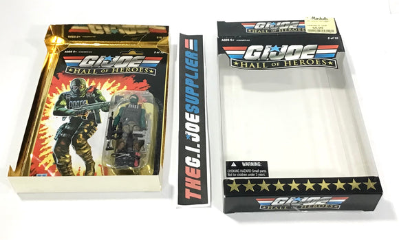 2009 25TH ANNIVERSARY G.I. JOE BEACHHEAD V12 HALL OF HEROES 5 OF 10 INTERNET EXCLUSIVE NEW SEALED FIGURE CARD W/ BLEMISHED OUTER PACKAGING