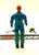 1992 VINTAGE ARAH G.I. JOE ACE V2 BATTLE COPTER PILOT LOOSE 100% COMPLETE (c)