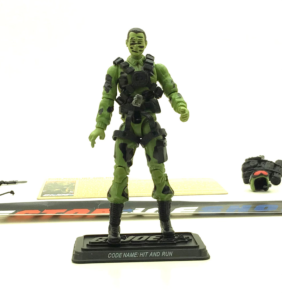 2009 25TH ANNIVERSARY G.I. JOE HIT AND RUN V2 ASSAULT ON COBRA ISLAND PACK LOOSE 100% COMPLETE + F/C