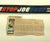 1983 VINTAGE ARAH G.I. JOE GRAND SLAM V2 FILE CARD