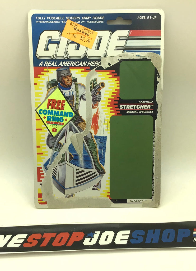 1990 VINTAGE ARAH STRETCHER V1 COMMAND RING OFFER FULL FILE CARD (b)