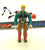 1989 VINTAGE ARAH G.I. JOE DOWNTOWN V1 MORTAR MAN LOOSE 100% COMPLETE (a)