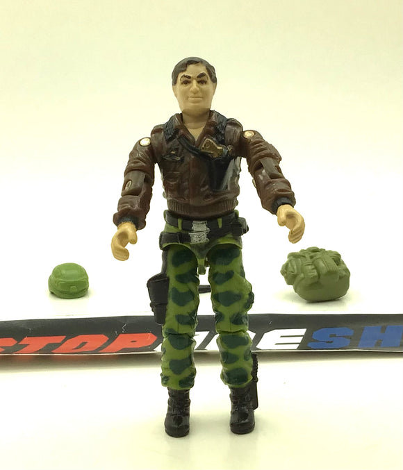 1986 VINTAGE ARAH G.I. JOE HAWK V2 COMMANDER LOOSE 100% COMPLETE (h)