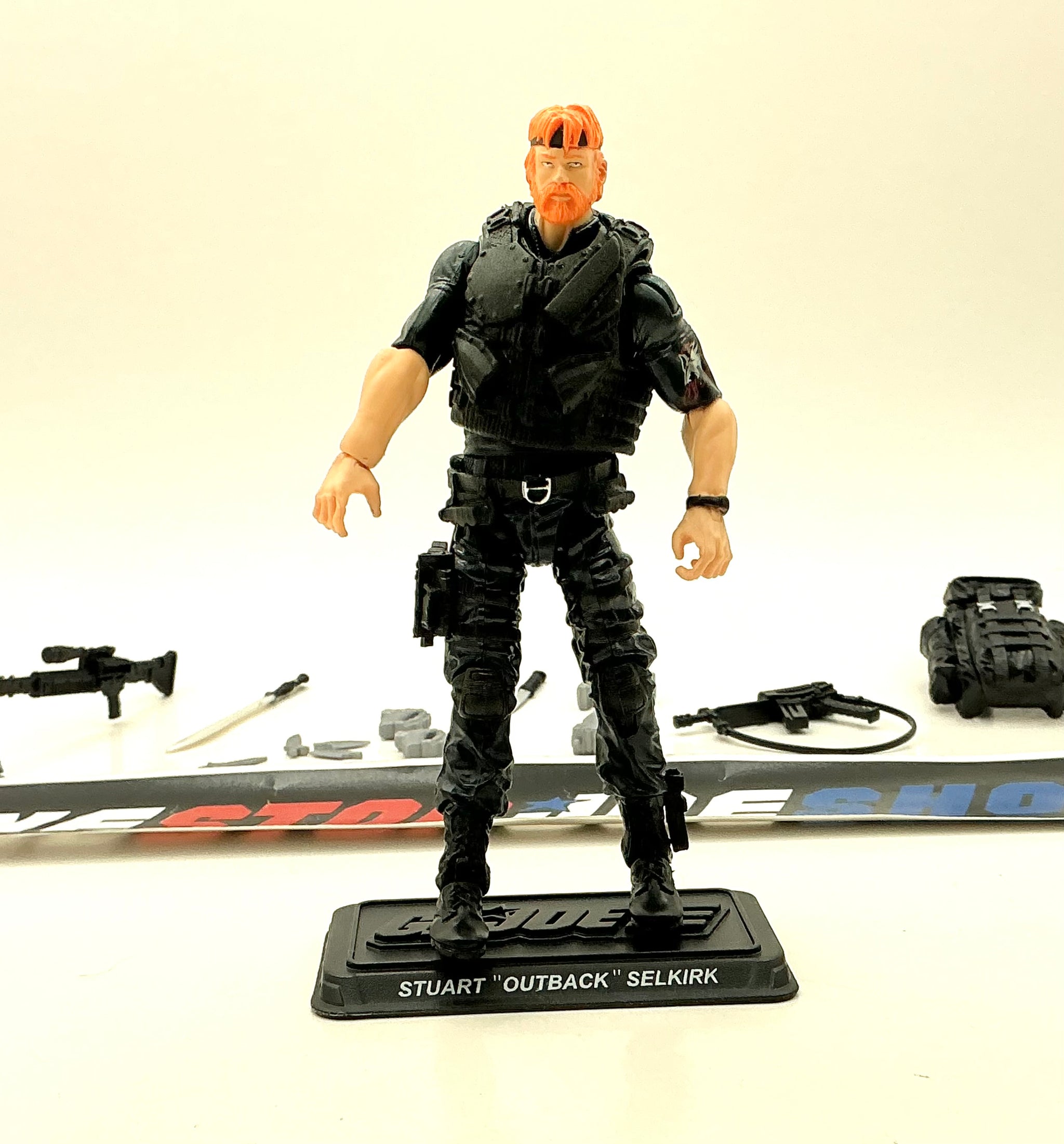 GI Joe Vintage - OUTBACK Tiger Force - Complet - Hasbro 1990