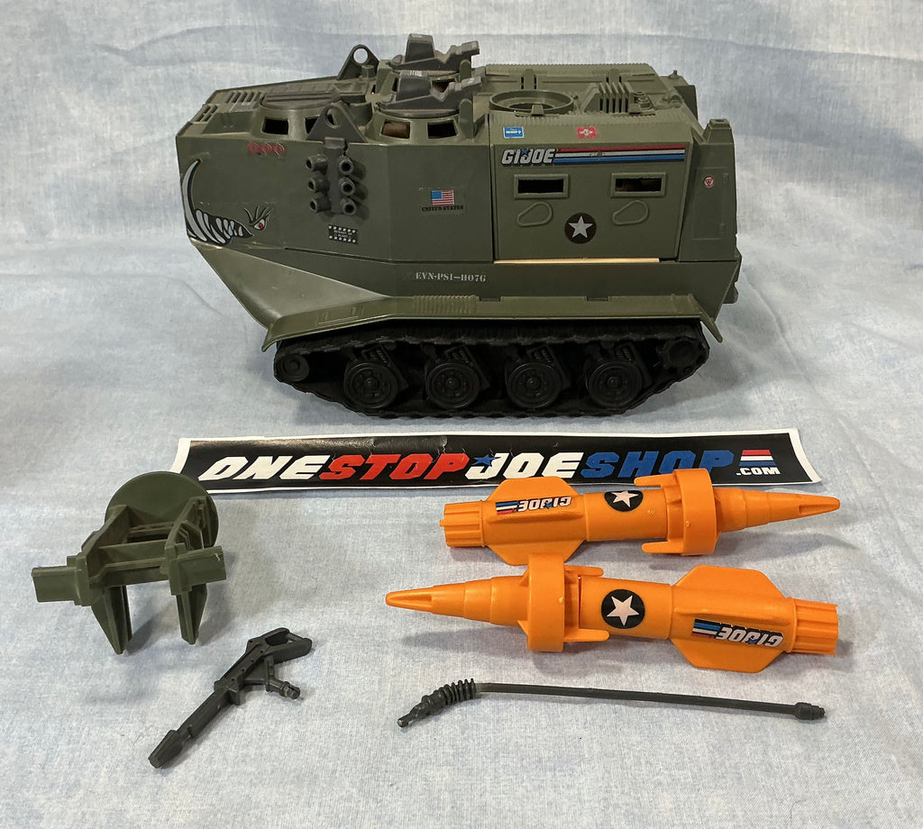 1988 VINTAGE ARAH G.I. JOE WARTHOG A.I.F.V. VEHICLE ONLY LOOSE 100% COMPLETE (g)