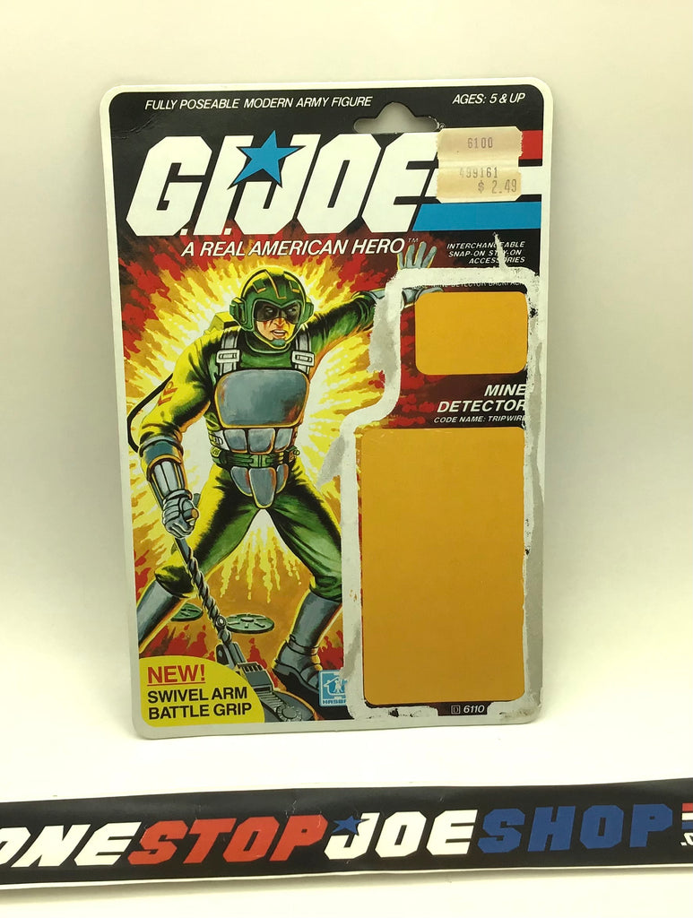 1983 VINTAGE ARAH G.I. JOE TRIPWIRE V1 20 BACK FULL FILE CARD