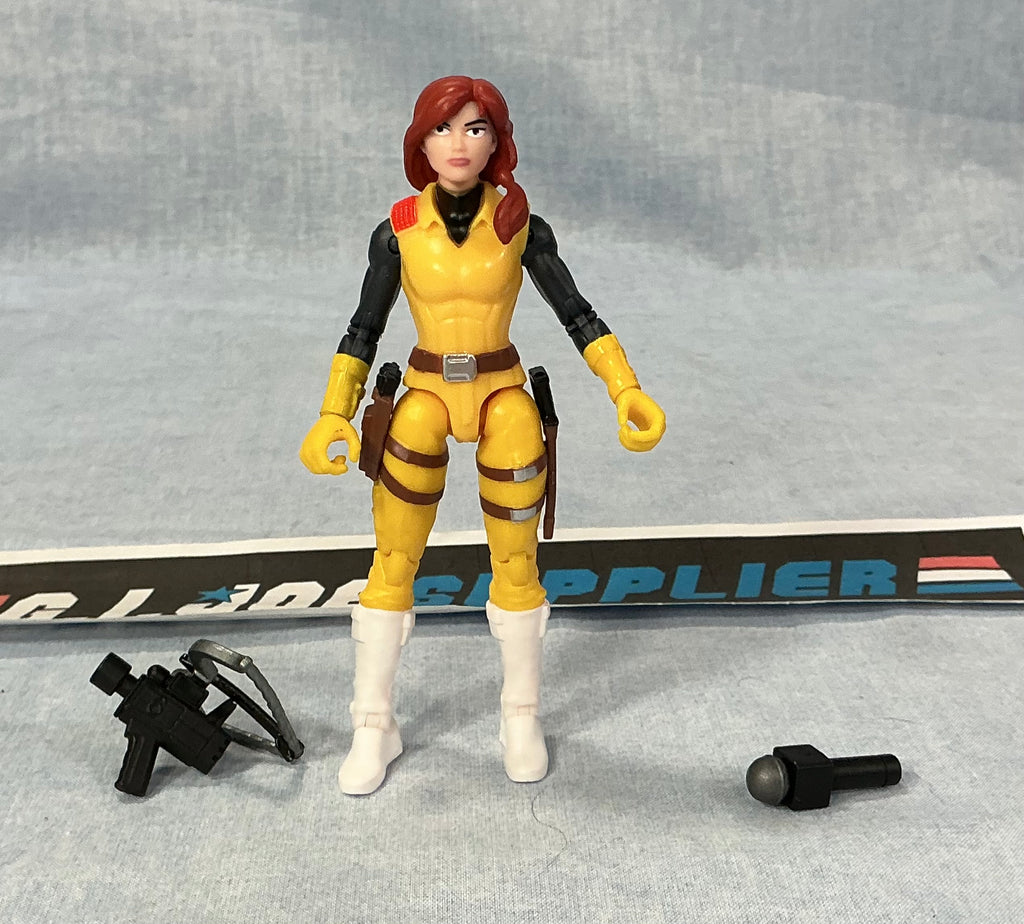 2026 TMNT TEENAGE MUTANT NINJA TURLES X GI JOE SCARLETT APRIL 4.5” FIGURE LOOSE 100% COMPLETE NO F/C