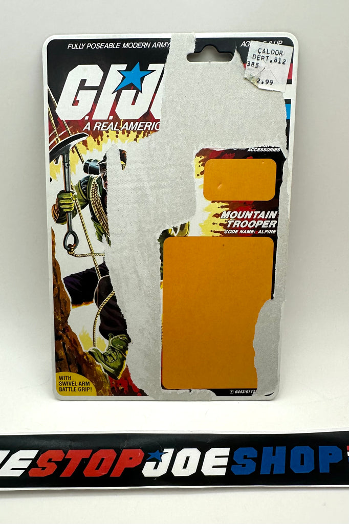 1985 VINTAGE ARAH ALPINE V1 FULL FILE CARD PEACH