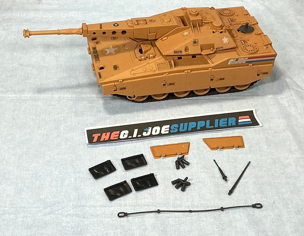 1985 VINTAGE ARAH G.I. JOE MAULER M.B.T. TANK VEHICLE ONLY LOOSE 100% COMPLETE (d) WORKS