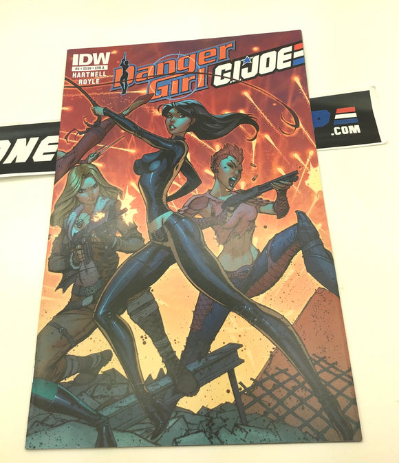 IDW PUBLISHING DANGER GIRL / G.I. JOE (2012) ISSUE #4 [COVER A CAMPBELL] COMIC BOOK OCTOBER 2012 HIGH GRADE